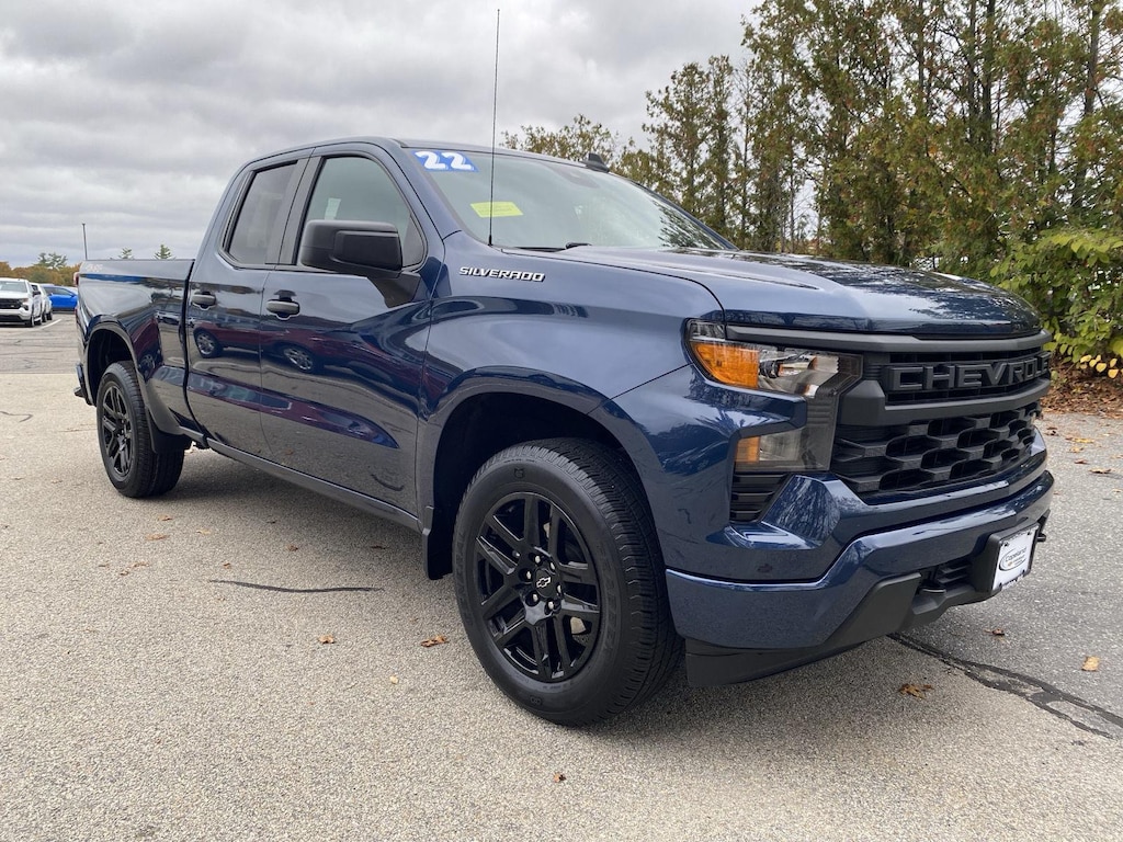 Used 2022 Chevrolet Silverado 1500 Custom Truck Double Cab