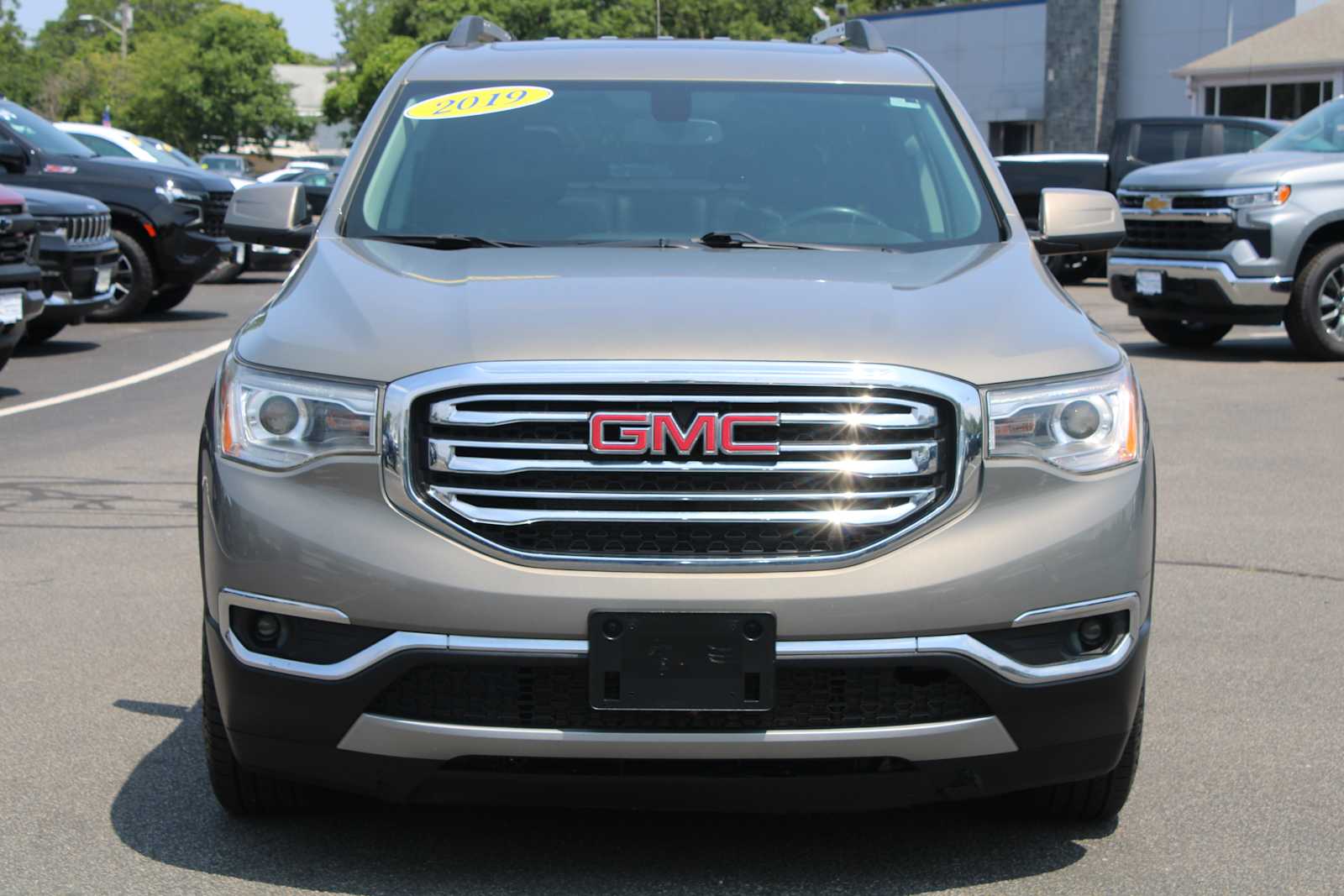 Used 2019 GMC Acadia SLT-1 with VIN 1GKKNULS1KZ144223 for sale in Barnstable, MA