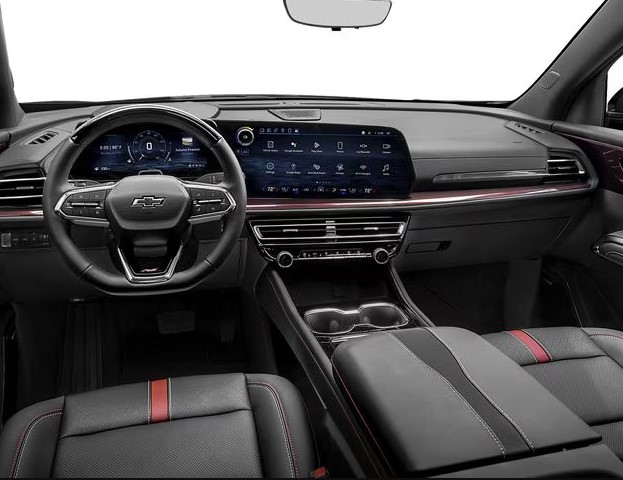 Chevy Traverse dashboard view