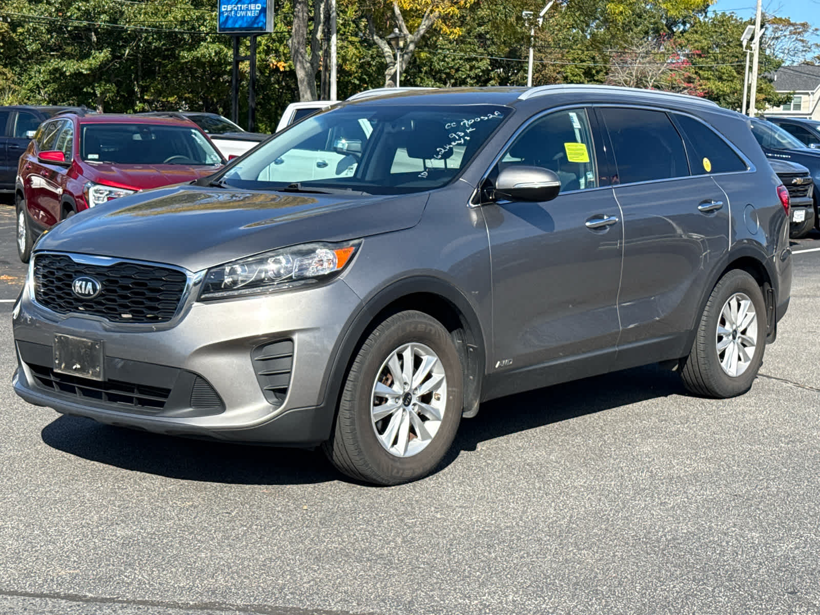 Used 2019 Kia Sorento LX with VIN 5XYPGDA34KG439595 for sale in Barnstable, MA