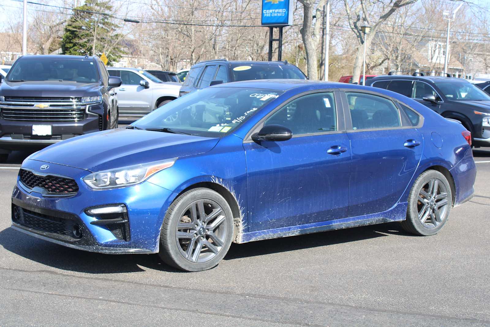 Used 2021 Kia Forte GT-Line with VIN 3KPF34AD2ME279586 for sale in Barnstable, MA