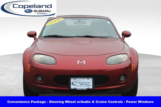 Used 2008 Mazda MX-5 Miata Sport with VIN JM1NC25F480150629 for sale in Barnstable, MA