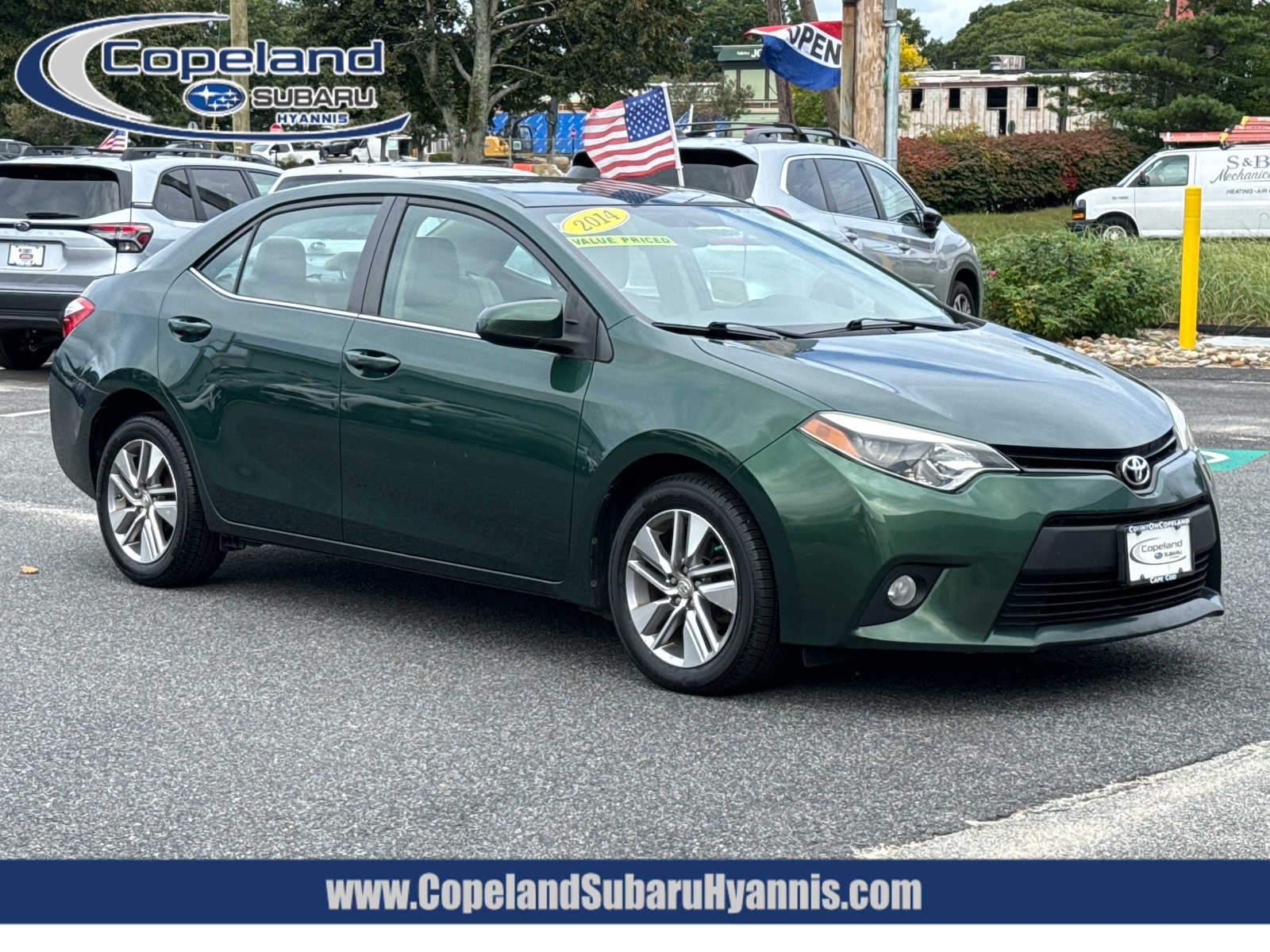 Used 2014 Toyota Corolla LE Eco Plus with VIN 2T1BPRHE2EC022670 for sale in Barnstable, MA