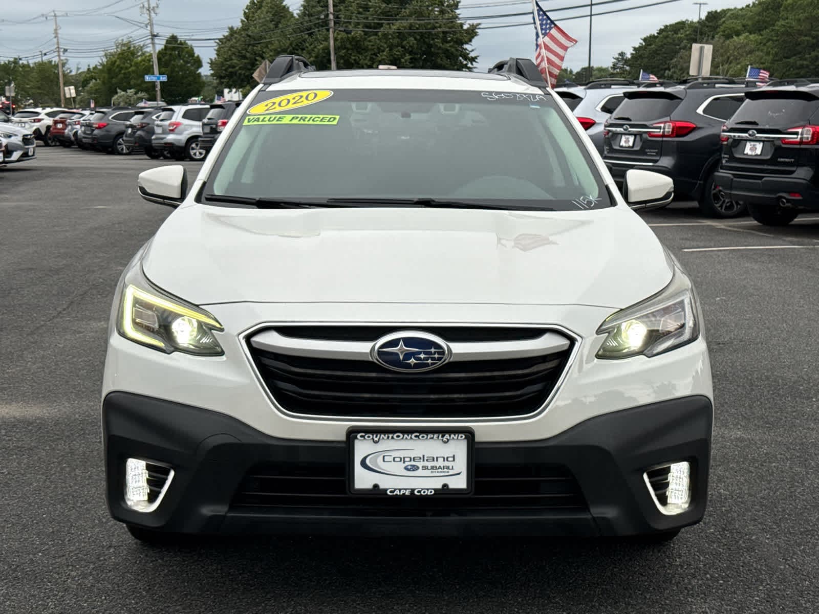 Used 2020 Subaru Outback Premium with VIN 4S4BTAEC9L3181381 for sale in Barnstable, MA