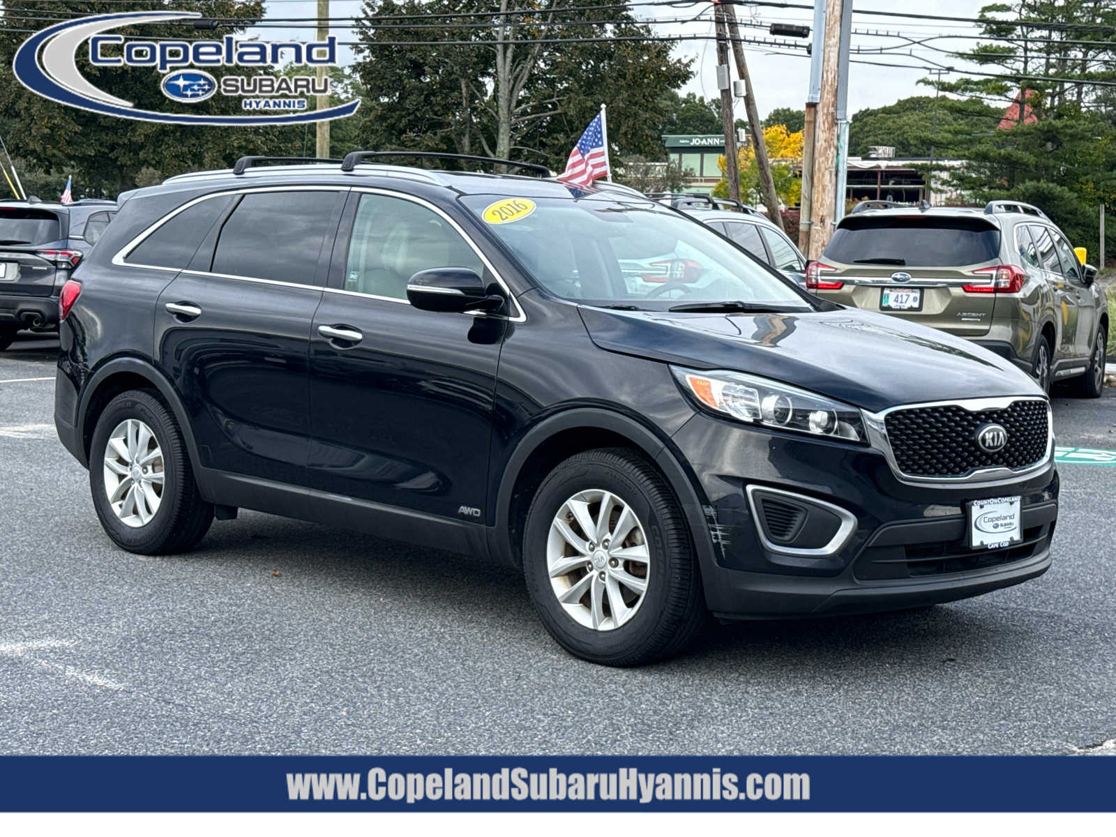 Used 2016 Kia Sorento LX with VIN 5XYPGDA33GG148321 for sale in Barnstable, MA