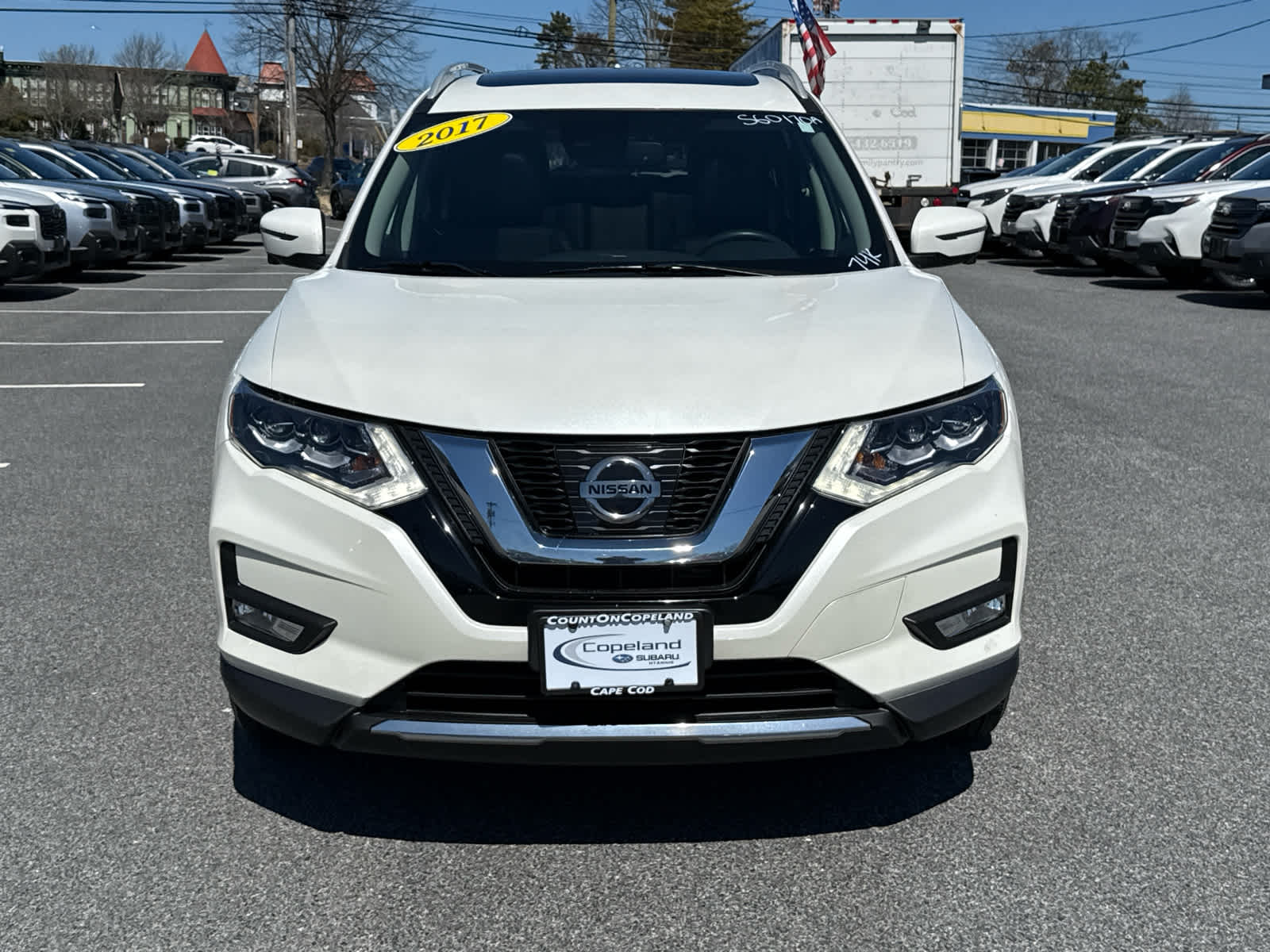 Used 2017 Nissan Rogue SL with VIN 5N1AT2MVXHC867540 for sale in Barnstable, MA