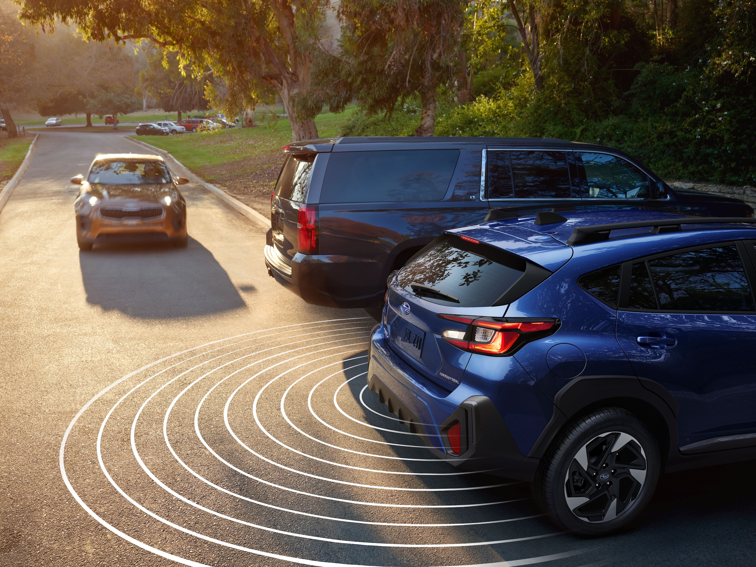 Subaru Crosstrek rear cross traffic alert