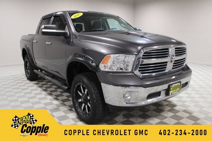 Gray 2017 RAM 1500 Pickup Truck Four-Wheel Drive Automatic