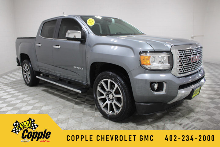 Gray (Satin Steel) 2020 GMC Canyon Pickup Truck Four-Wheel Drive 8-Speed Automatic