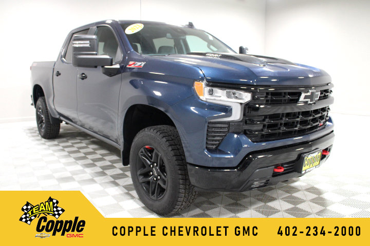 Northsky Blue Metallic 2023 Chevrolet Silverado 1500 Pickup Truck Four-Wheel Drive Automatic