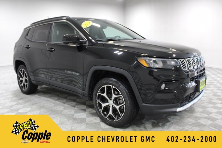 Black 2024 Jeep Compass SUV / Crossover Four-Wheel Drive Automatic