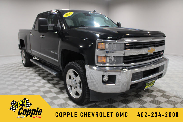 Black 2015 Chevrolet Silverado 2500HD Pickup Truck Four-Wheel Drive Automatic