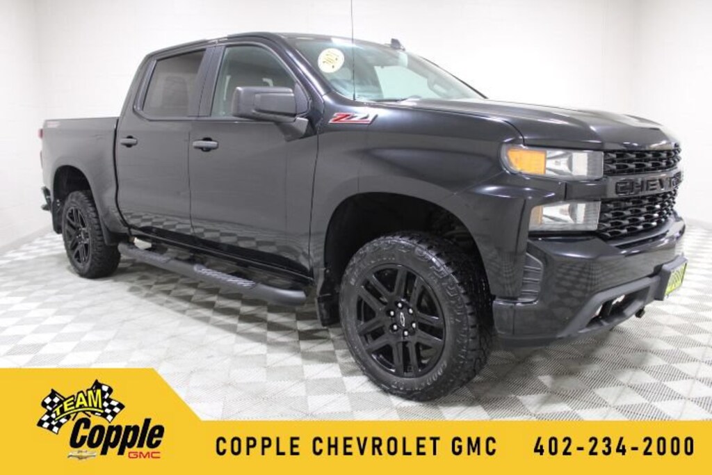 Used 2021 Chevrolet Silverado 1500 Custom Trail Boss Truck Crew Cab