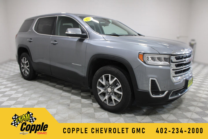 Gray (Satin Steel Metallic) 2022 GMC Acadia SUV / Crossover Four-Wheel Drive Automatic