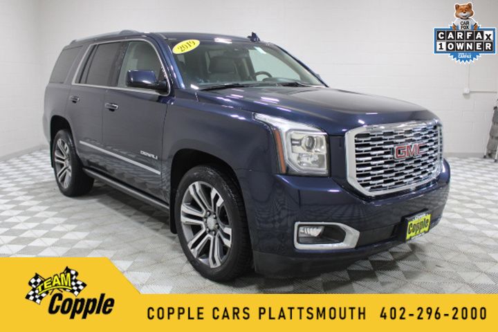 Dark Sapphire Blue 2019 GMC Yukon Denali 4WD SUV / Crossover Four-Wheel Drive
