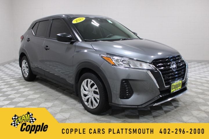 Gray (Gun Metallic) 2023 Nissan Kicks S FWD SUV / Crossover Front-Wheel Drive Continuously Variable Transmission