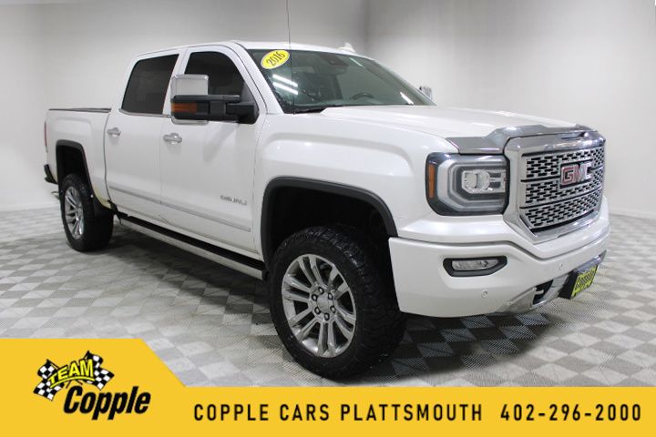 White Frost Tricoat 2016 GMC Sierra 1500 Pickup Truck Four-Wheel Drive 8-Speed Automatic Overdrive