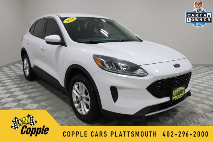 Oxford White 2020 Ford Escape SE AWD SUV / Crossover All-Wheel Drive 8-Speed Automatic