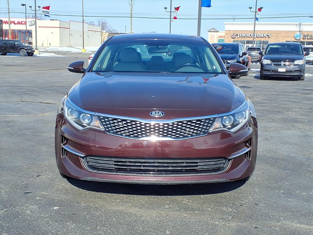 Used 2017 Kia Optima EX with VIN 5XXGU4L36HG149698 for sale in Tiffin, OH