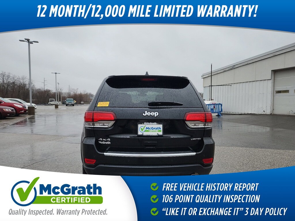 Used 2020 Jeep Grand Cherokee For Sale at McGrath Chevyland VIN 1C4RJFBG8LC415409