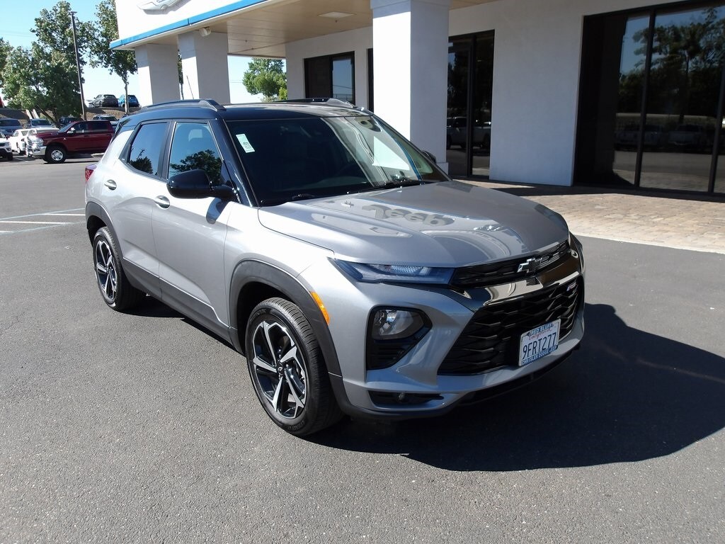 Used 2023 Chevrolet TrailBlazer RS with VIN KL79MUSL9PB141445 for sale in Red Bluff, CA