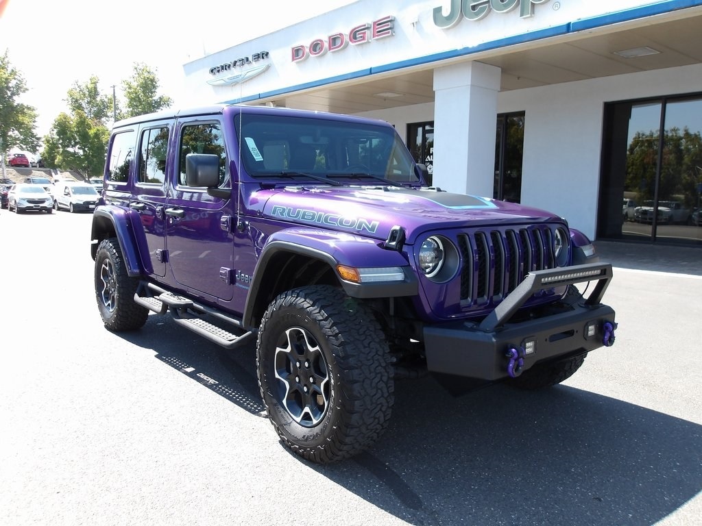 Used 2023 Jeep Wrangler 4xe Rubicon 4XE with VIN 1C4JJXR69PW554551 for sale in Red Bluff, CA