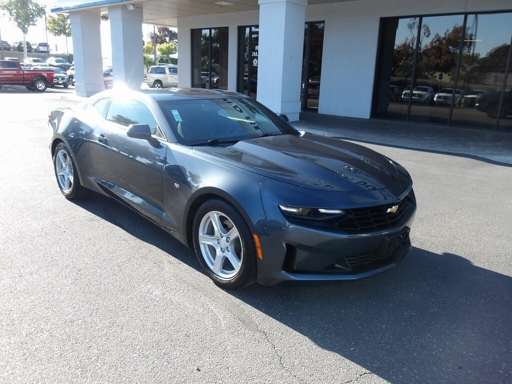 Used 2023 Chevrolet Camaro 1LT with VIN 1G1FB1RSXP0144947 for sale in Red Bluff, CA
