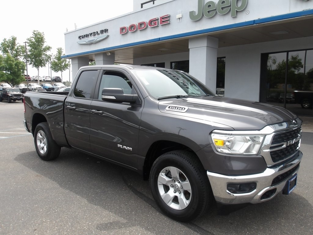Used 2022 RAM Ram 1500 Pickup Big Horn/Lone Star with VIN 1C6SRFBT7NN468768 for sale in Red Bluff, CA