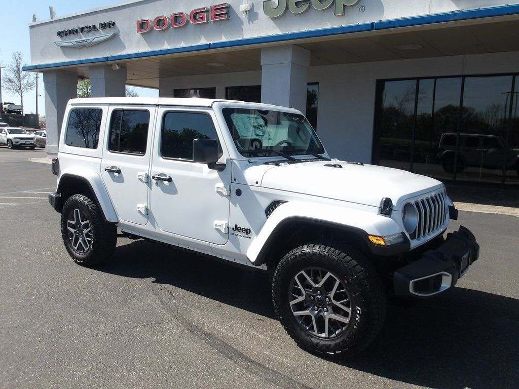 New 2025 Jeep Wrangler 4-DOOR SAHARA Sport Utility