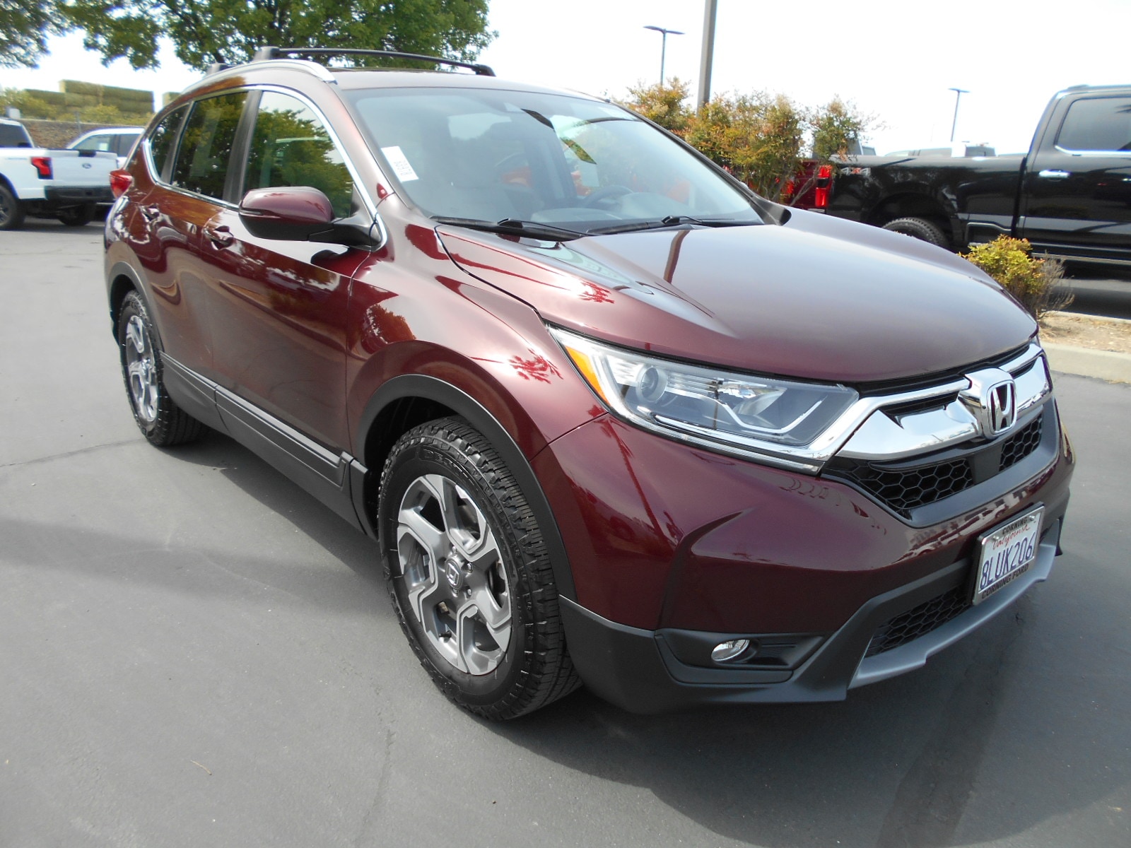 Used 2019 Honda CR-V EX with VIN 7FARW1H55KE021012 for sale in Corning, CA