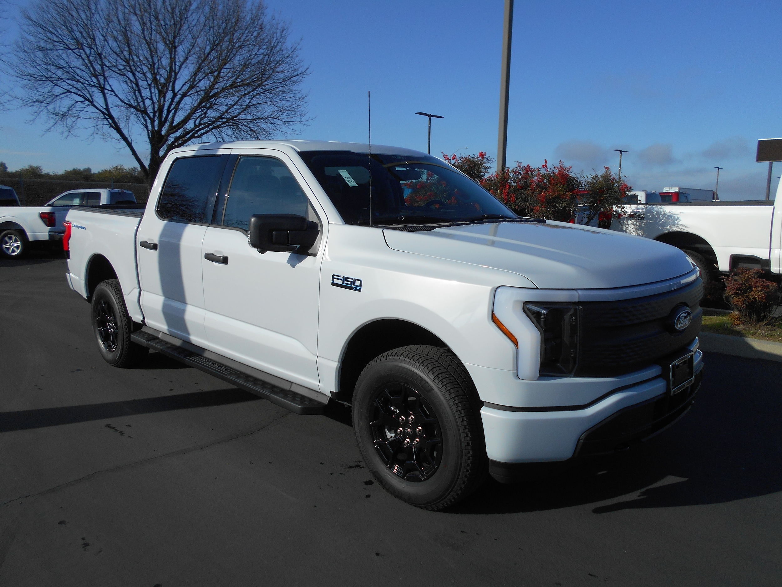 Used 2025 Ford F-150 Lightning XLT with VIN 1FTVW3LK9SWG21451 for sale in Corning, CA