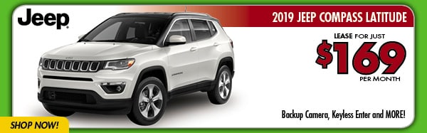 2024 Jeep Compass Latitude 0 Cash Or Trade Equity Lease For Just 169 Month