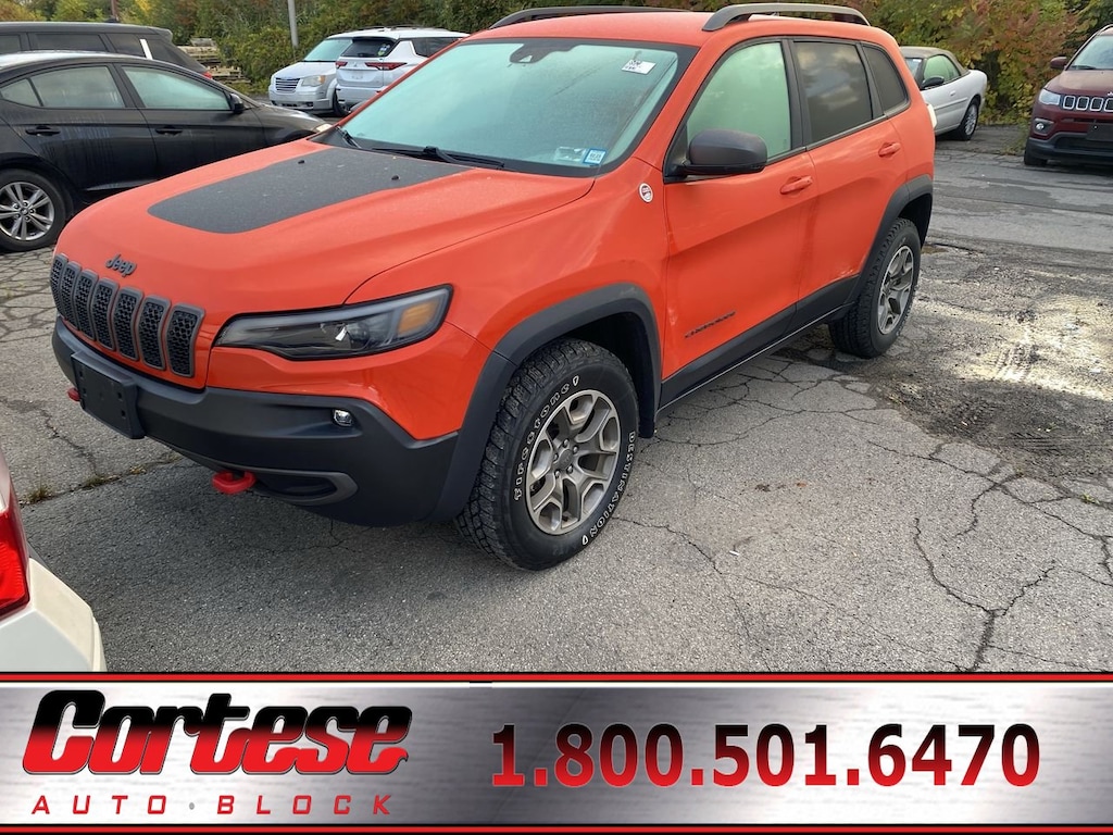 Used 2021 Jeep Cherokee Trailhawk For Sale in Rochester NY Stock 95821