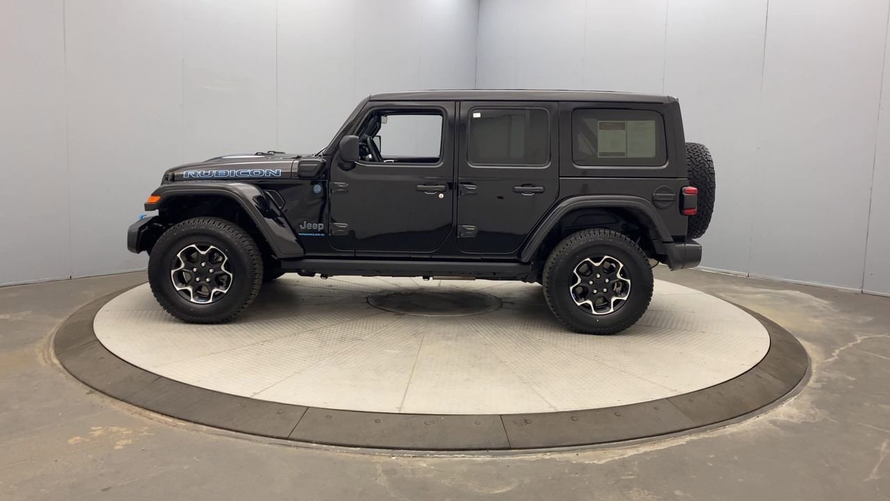 Used 2023 Jeep Wrangler 4xe Rubicon 4XE with VIN 1C4JJXR67PW521919 for sale in Rochester, NY
