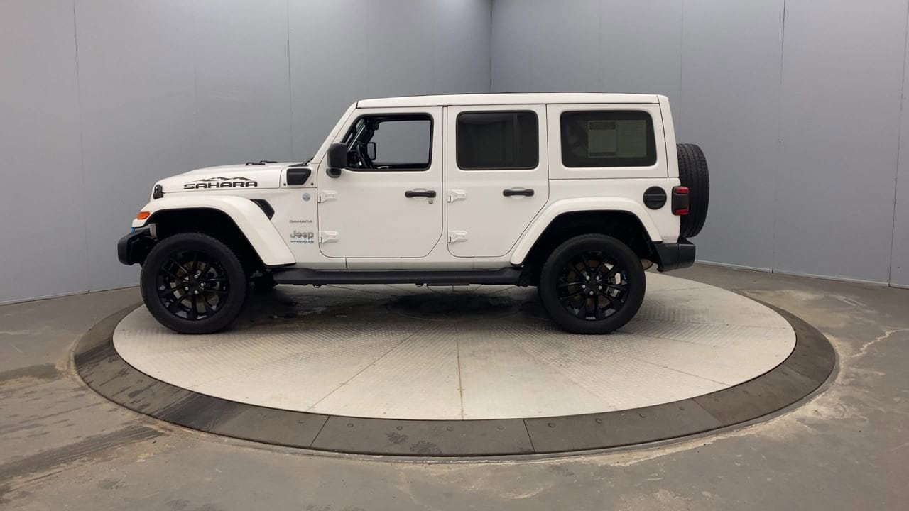 Used 2022 Jeep Wrangler Unlimited Sahara 4XE with VIN 1C4JJXP60NW275649 for sale in Rochester, NY