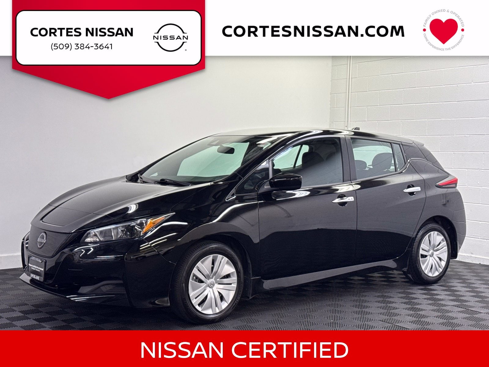 Certified 2023 Nissan Leaf S with VIN 1N4AZ1BV8PC562378 for sale in Spokane, WA