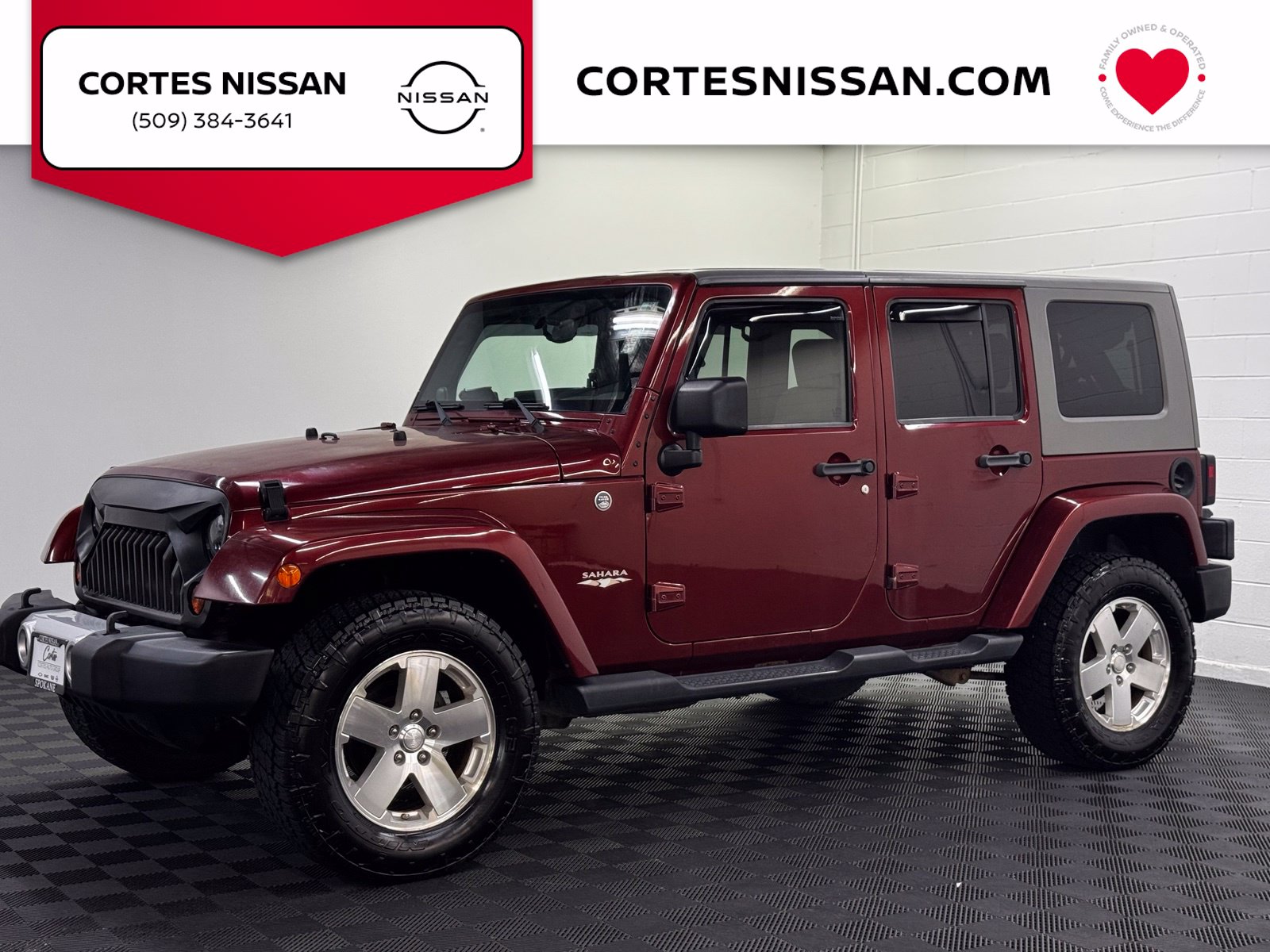 Used 2008 Jeep Wrangler Unlimited Sahara with VIN 1J4GA59108L583419 for sale in Spokane, WA