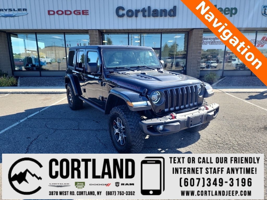Used 2020 Jeep Wrangler Unlimited Rubicon For Sale in Cortland NY | VIN:  1C4HJXFN4LW138749