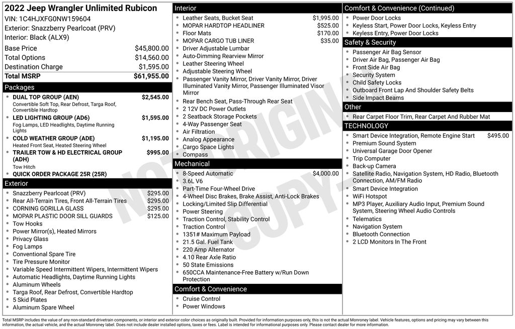 2022 Jeep Wrangler Unlimited Rubicon - Photo 33