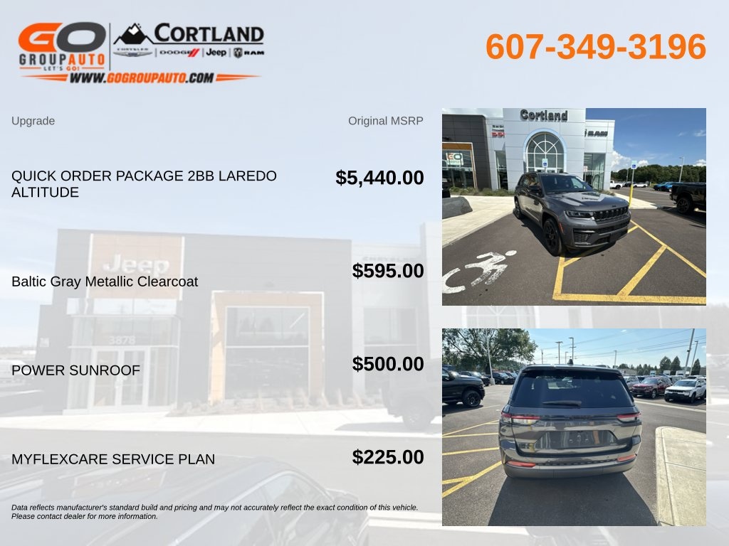 New 2026 Jeep Grand Cherokee LAREDO ALTITUDE 4X4 Sport Utility