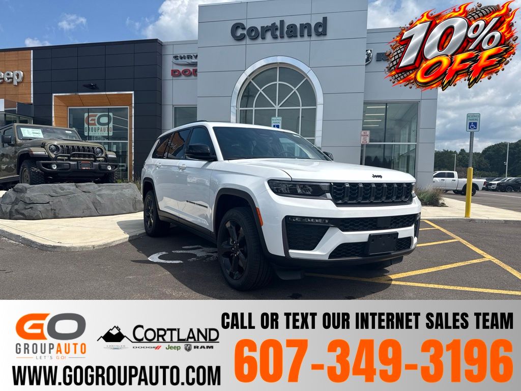 Bright White 2026 Jeep Grand Cherokee L SUV / Crossover Four-Wheel Drive Automatic