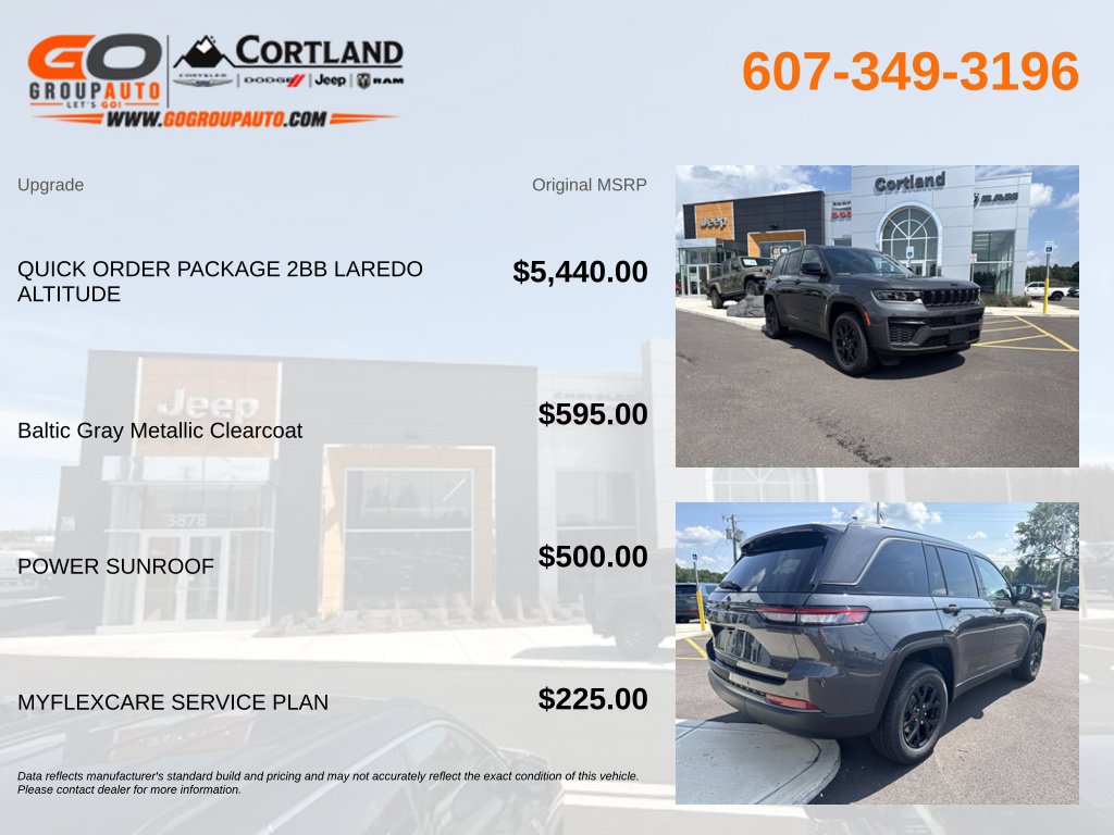 New 2026 Jeep Grand Cherokee LAREDO ALTITUDE 4X4 Sport Utility