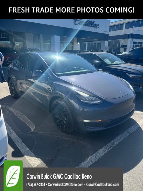Used 2021 Tesla Model Y Long Range with VIN 5YJYGDEE7MF097313 for sale in Fargo, ND