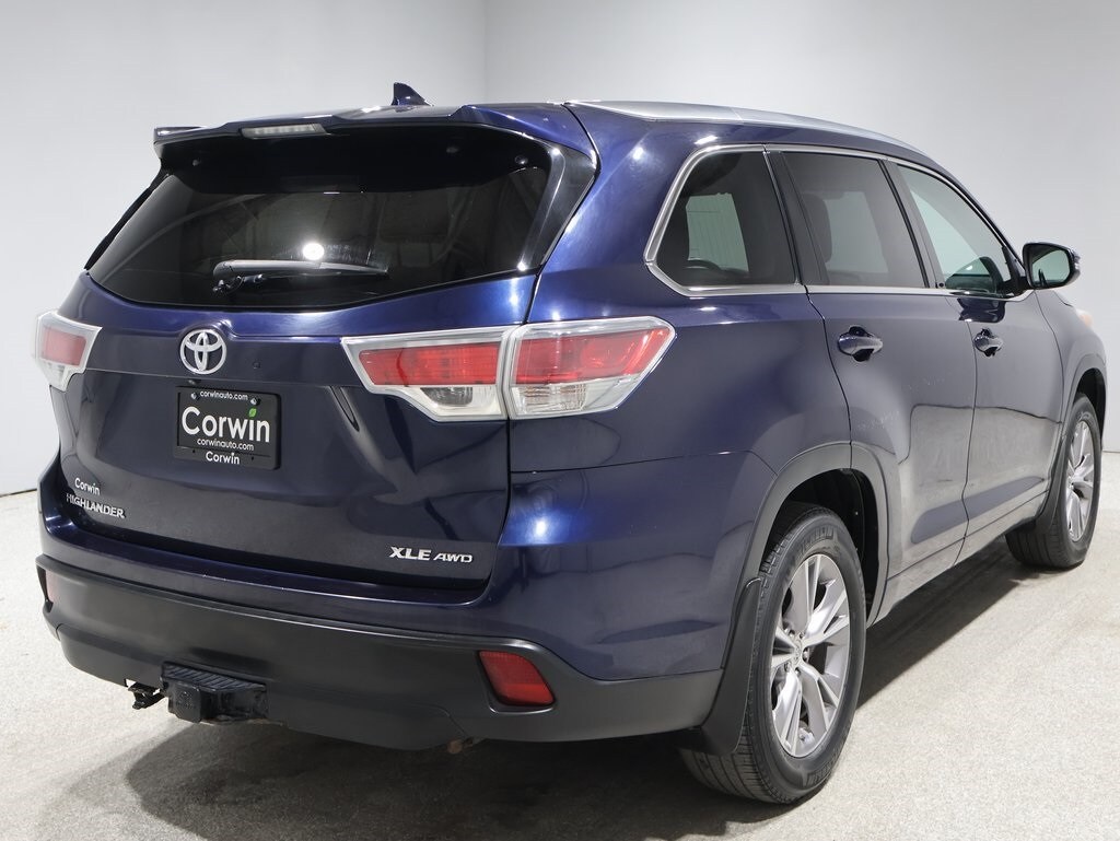 Used 2014 Toyota Highlander XLE with VIN 5TDJKRFH7ES038314 for sale in Fargo, ND