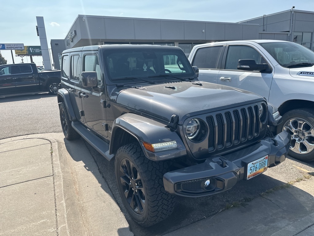 Used 2020 Jeep Wrangler Unlimited High Altitude with VIN 1C4HJXEGXLW339767 for sale in Fargo, ND