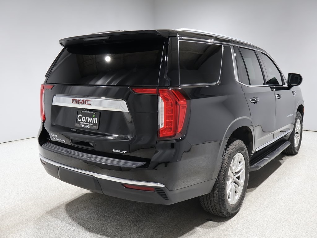 Used 2021 GMC Yukon SLT with VIN 1GKS2BKD0MR277901 for sale in Fargo, ND