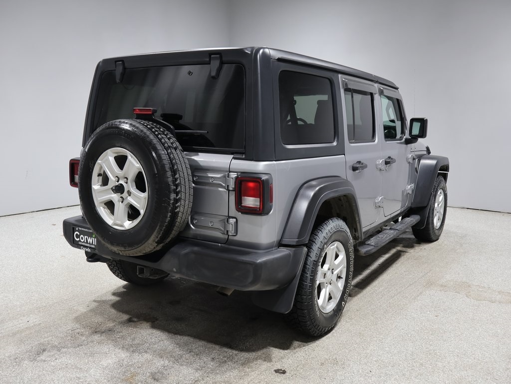 Certified 2019 Jeep Wrangler Unlimited Sport S with VIN 1C4HJXDG5KW646490 for sale in Fargo, ND