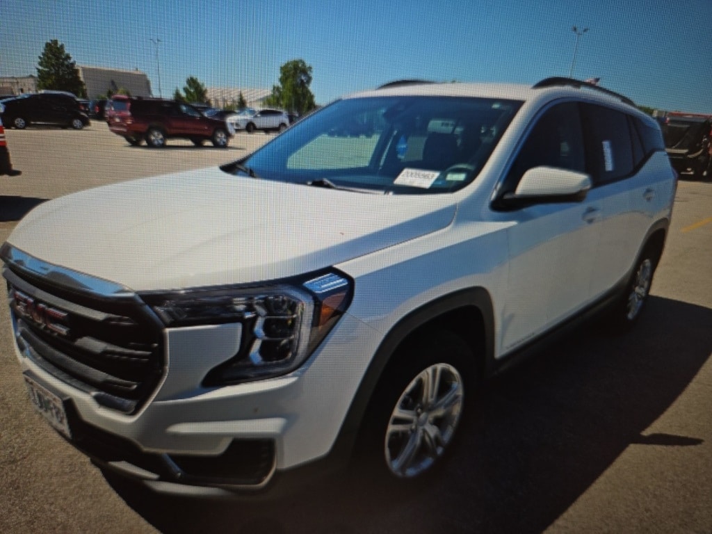 Used 2023 GMC Terrain SLE with VIN 3GKALTEG1PL231560 for sale in Fargo, ND