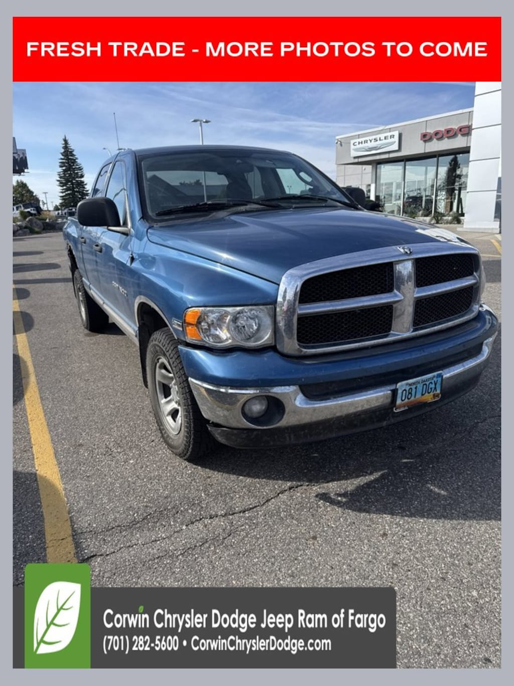 Used 2003 Dodge Ram 1500 Truck Quad Cab