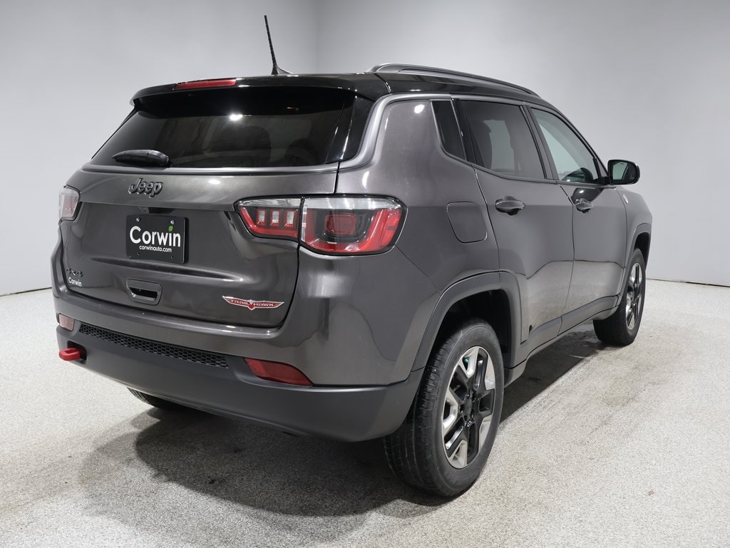 Used 2018 Jeep Compass Trailhawk with VIN 3C4NJDDBXJT210454 for sale in Fargo, ND